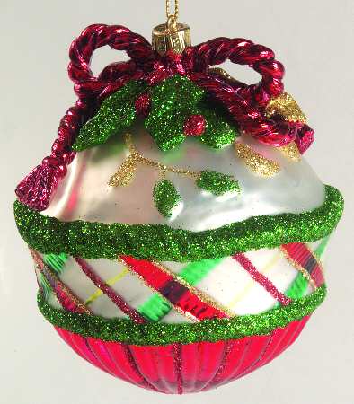 Remembering Santa Glassware Ornament