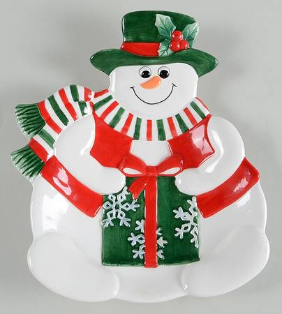 Holiday Snowman by Fitz &amp; Floyd