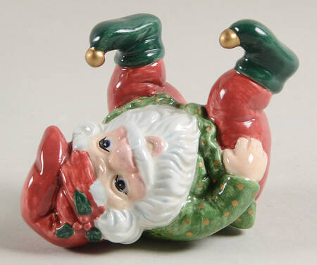 Holiday Elf On Back Figurine Elf Tumbler