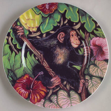 Exotic Jungle Salad Plate