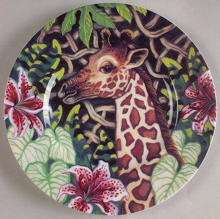 Exotic Jungle Salad Plate