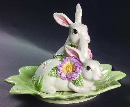 Fauna And Flora (3 Pc) Salt & Pepper Tray Set