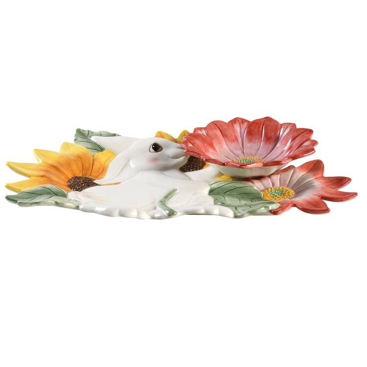 Bunny Blooms (2 Piece) Chip & Dip Set