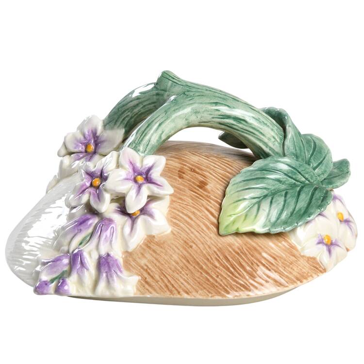 Botanical Bunny Lid for Cookie Jar
