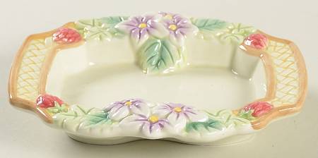 Botanical Bunny Tray for Figural Salt & Pepper Set