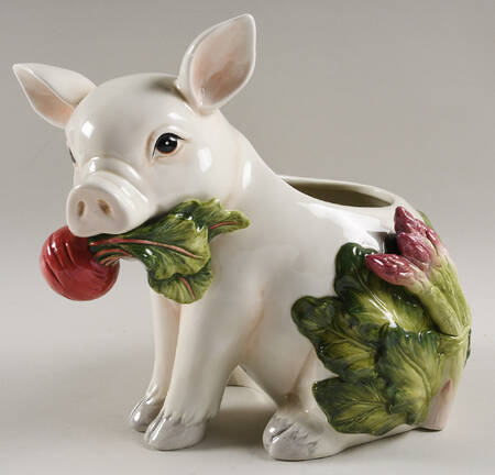 French Market Figural Cookie Jar No Lid