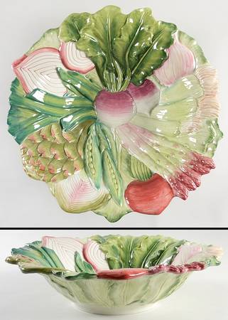 French Market 14" Large Salad Serving Bowl