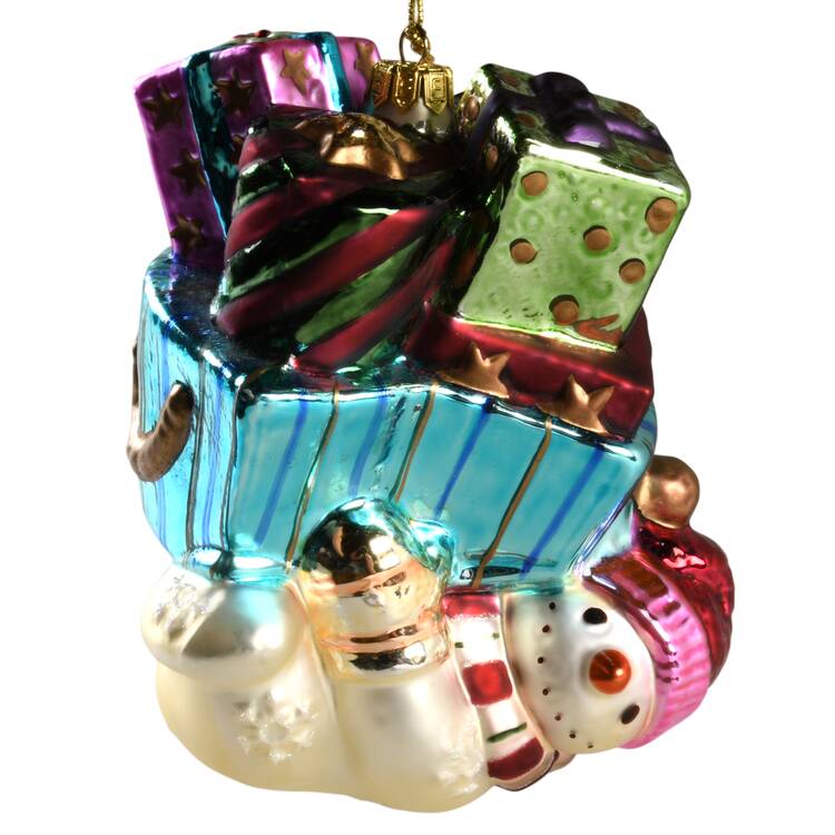Frosty Folks Glassware Ornament