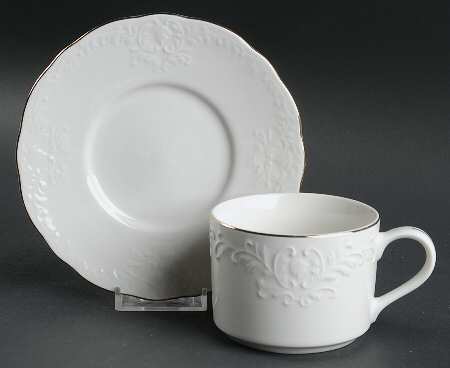 Finesse Flat Cup & Saucer Set