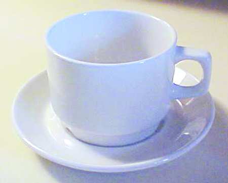 Norwegian Frost Flat Cup & Saucer Set