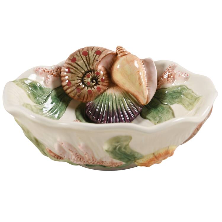Oceana (Multicolor Shells) 2" Open Potpourri by Fitz & Floyd