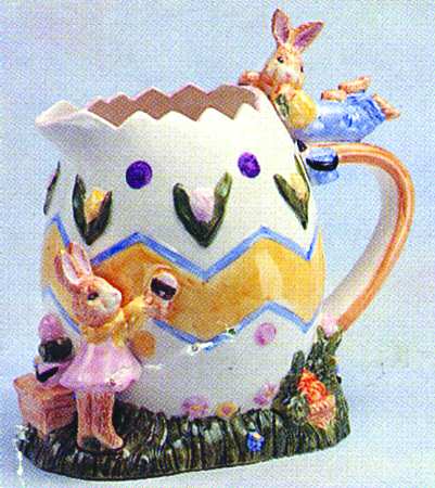 Egg Spress Painting 48 Oz Pitcher