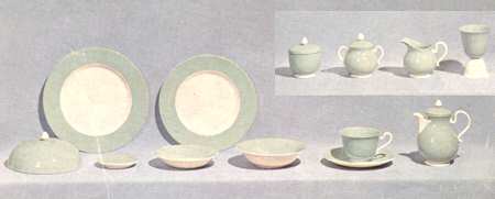 Breakfast Set Aqua Blue by Franciscan