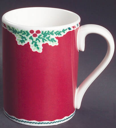 Yuletide Holiday Red Mug