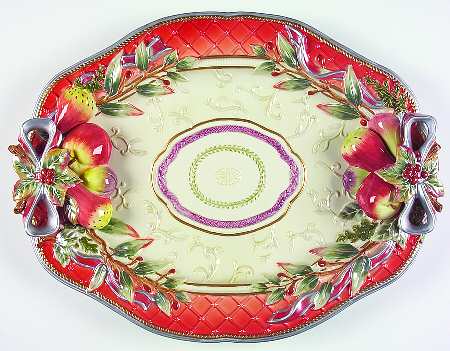 Enchanted Holiday 19" Oval Serving Platter