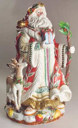 Enchanted Holiday Santa Claus Figurine