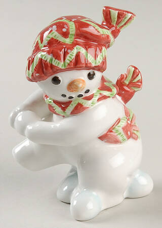 The Flurries Standing Tumbling Santa Figurine