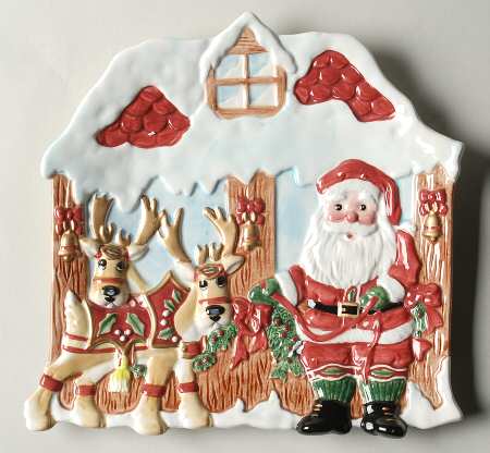 Deer Santa by Fitz &amp; Floyd