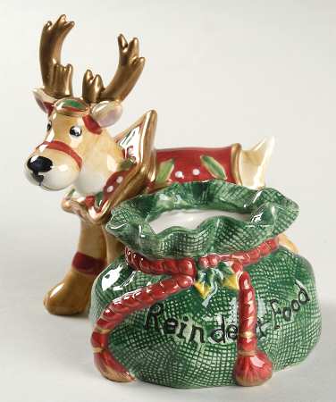 Deer Santa Candleholder
