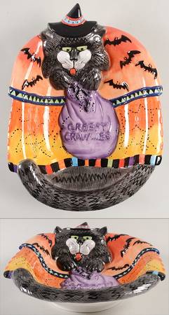 Kitty Witches Open Candy Dish