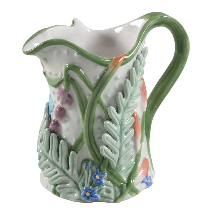 Floral Swan Creamer