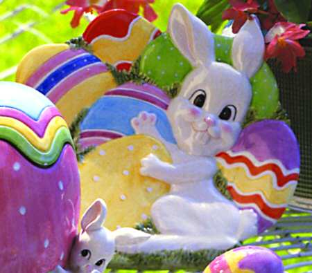 Gathering Eggs Canape Plate