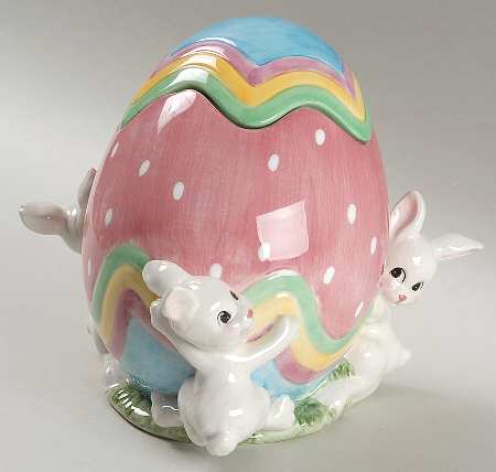 Gathering Eggs Candy Jar & Lid