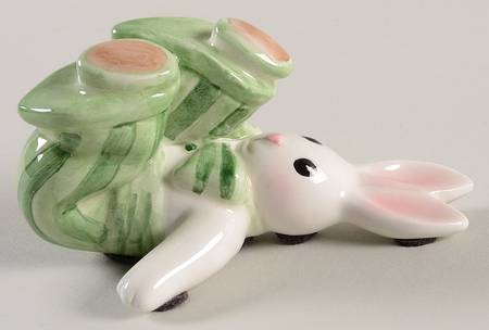 Be Bop Bunnies Small Rabbit Figurine