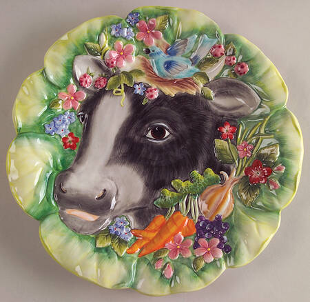 Country Chic Canape Plate