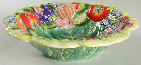 Country Chic 10" Round Vegetable Bowl