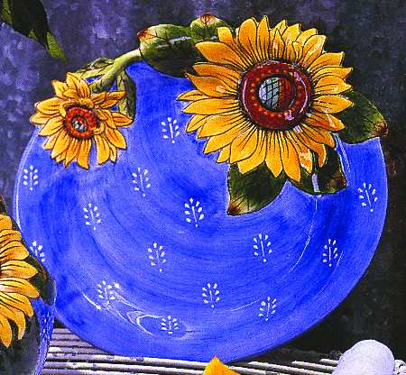 Provence (Yellow Sunflowers) by Fitz &amp; Floyd