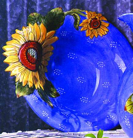 Provence (Yellow Sunflowers) 12" Round Vegetable Bowl
