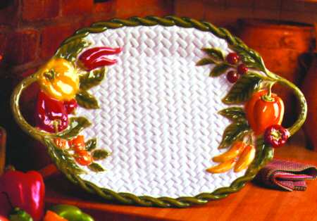Pepper Gourmet 12" Oval Serving Platter
