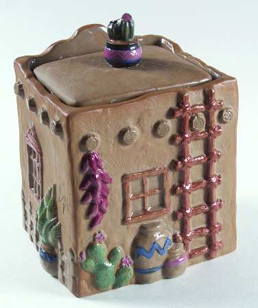 Santa Fe Large Storage Jar & Lid