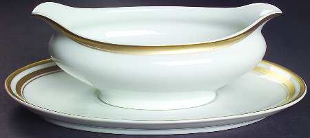 Empress Elisabeth (Made in France) Gravy Boat & Underplate