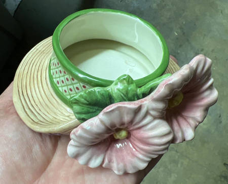 Hat Boxes Figural Box No Lid