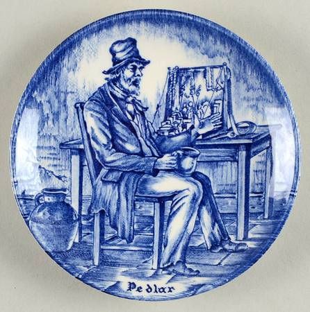 Old Chelsea Blue (Various Characters) Coaster
