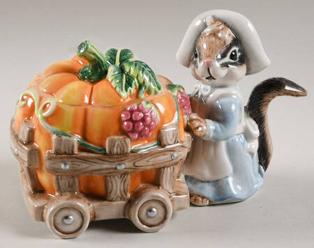 It's Harvest Time Sugar Bowl & Lid