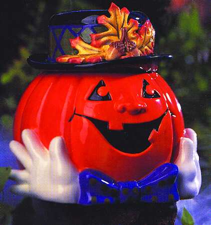 Derby Pumpkins Figural Trinket Box & Lid