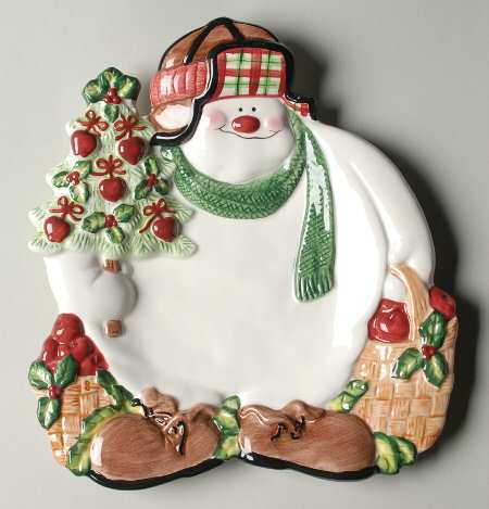 Appletree Snowman by Fitz &amp; Floyd