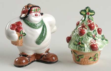Appletree Snowman Salt & Pepper Set
