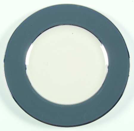 California Teal Green (Platinum Trim) Salad Plate