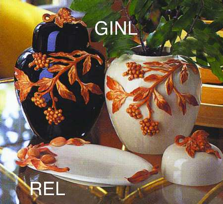 East West Ivory Large Ginger Jar & Lid