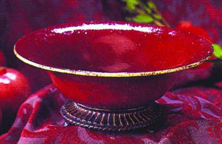 Sang de Boeuf 9" Footed Bowl