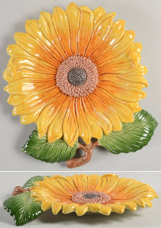 Bounitful Blossoms Canape Plate