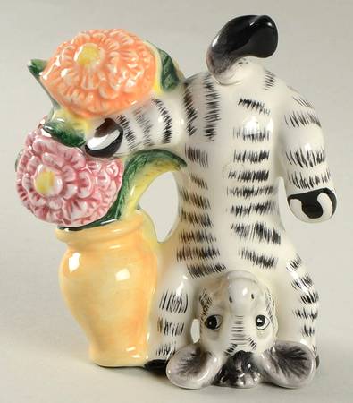 Zebra &amp; Zennias by Fitz &amp; Floyd
