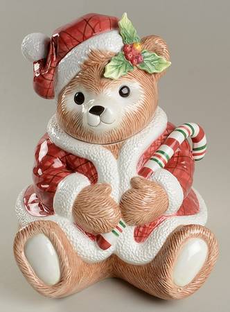 Peppermint Teddy by Fitz &amp; Floyd