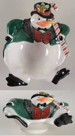 Snow Business Open Candy Dish