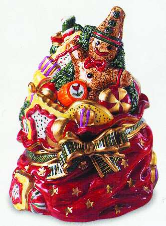 Santa Sweets Candy Jar & Lid
