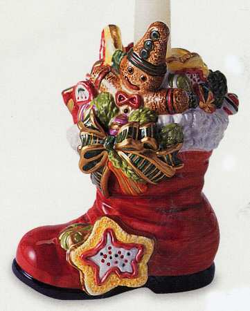 Santa Sweets 5" Candlestick